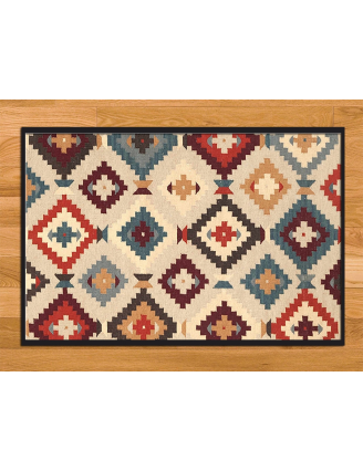 paillasson façon kilim