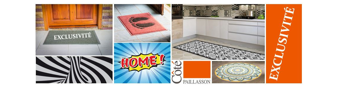 Paillassons et tapis d'entrée en exclusivité pour notre site ! 
