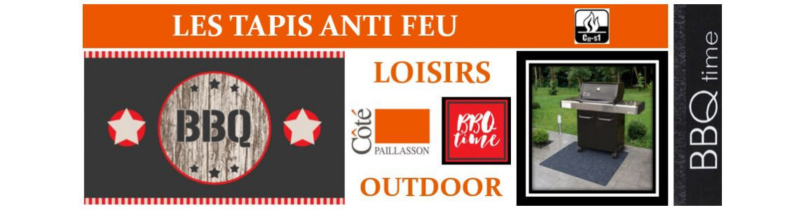 Tapis de protection de sol pour barbecue Tapis de Gril 122*152CM