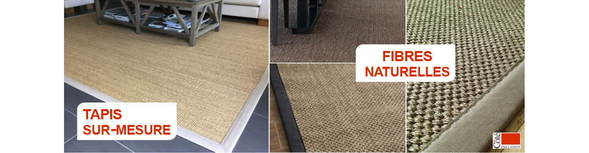 tapis sur mesure fibres naturelles, sisal, jonc de mer, tapis naturel